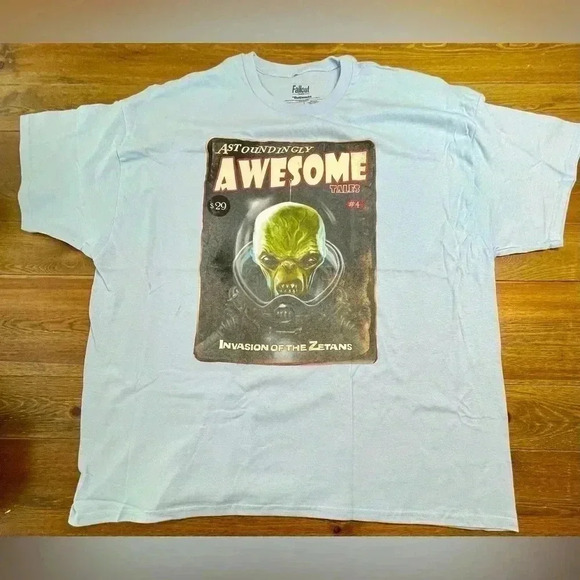 Fallout | Awesome Tails Alien | Zetans T-Shirt | 3XL - Picture 1 of 2